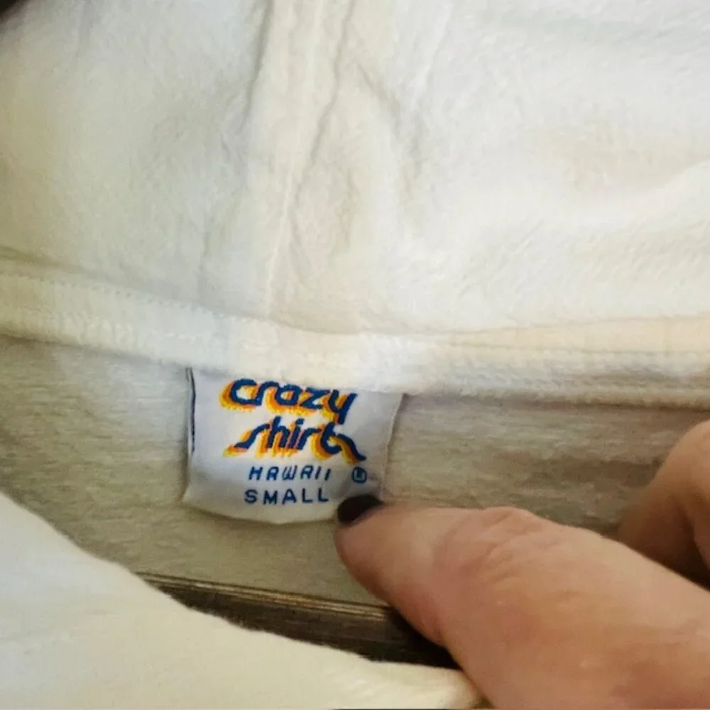 Vintage Crazy Shirts 100% Cotton Hoodie Embroidered Aspen Mountains Small - Picture 6 of 9